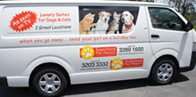 Brisbane pet pickup van